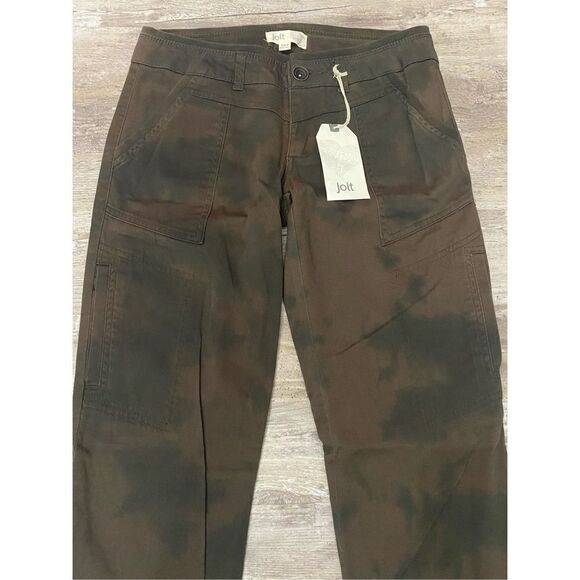 Jolt Skinny Pants Jeans Denim Stretch Brown Faded Style Women’s Junior’s 3/26W - Picture 2 of 8